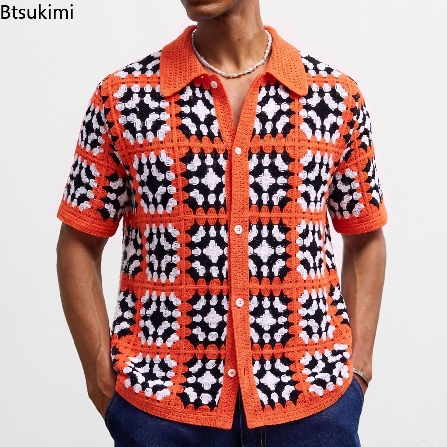 Urban Ethnic Fashion - Nuovi Cardigan in Maglia da Uomo