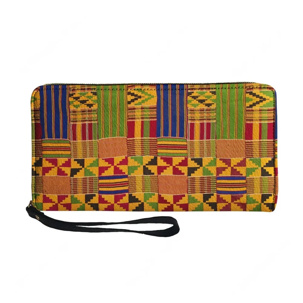Ethnic Fashion Designers - Portafoglio Personalizzato con Design Etnico Africano,