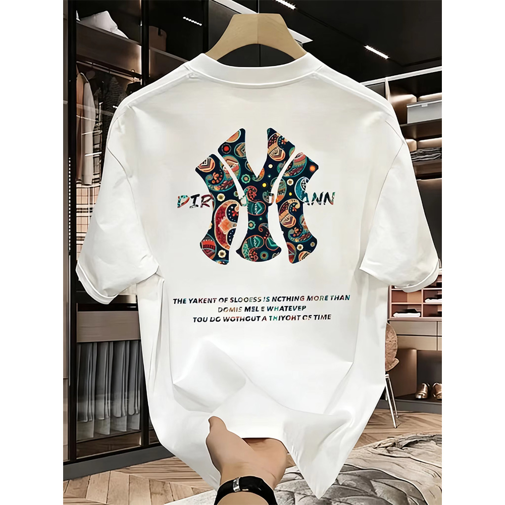 Urban Ethnic Fashion - T-Shirt da Ciclismo con Stampa Paisley