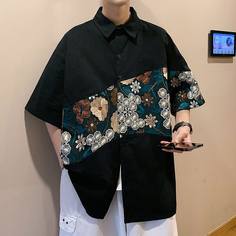 Urban Ethnic Fashion - Camicie Estive da Uomo XXL in