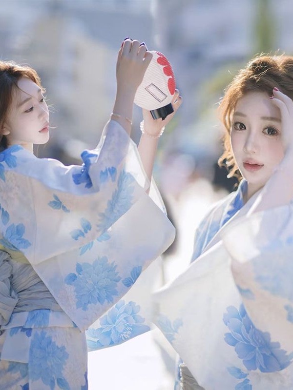 Ethnic Style Dresses - Abito Tradizionale Giapponese Stile Kimono per
