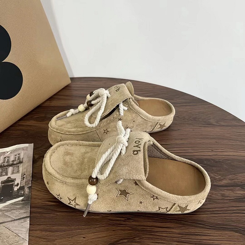 Ethnic Style Dresses - Appartamenti Piattaforma Pantofole da donna Moda