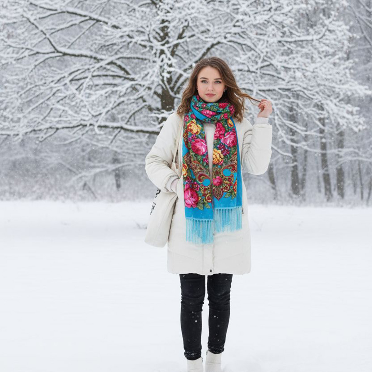Sciarpa stampata in stile etni - Women'S Ethnic Fashion Brands recensione e prezzo