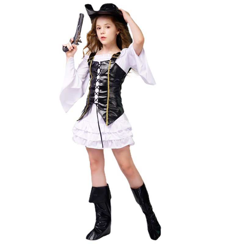 Costume da Pirata per Ragazze  - Ethnic Fashion Show recensione e prezzo