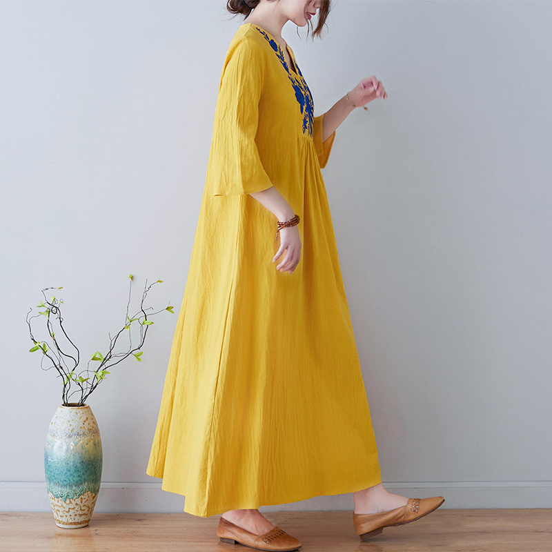 Nuovo Abito Etnico in Cotone e - Ethnic Style Dresses recensione e prezzo
