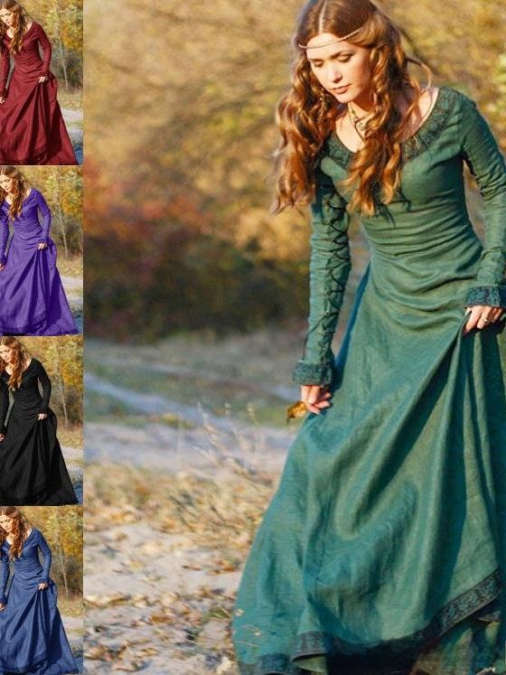 Abito da donna retrò a maniche - Ethnic Dress Fashion Show recensione e prezzo