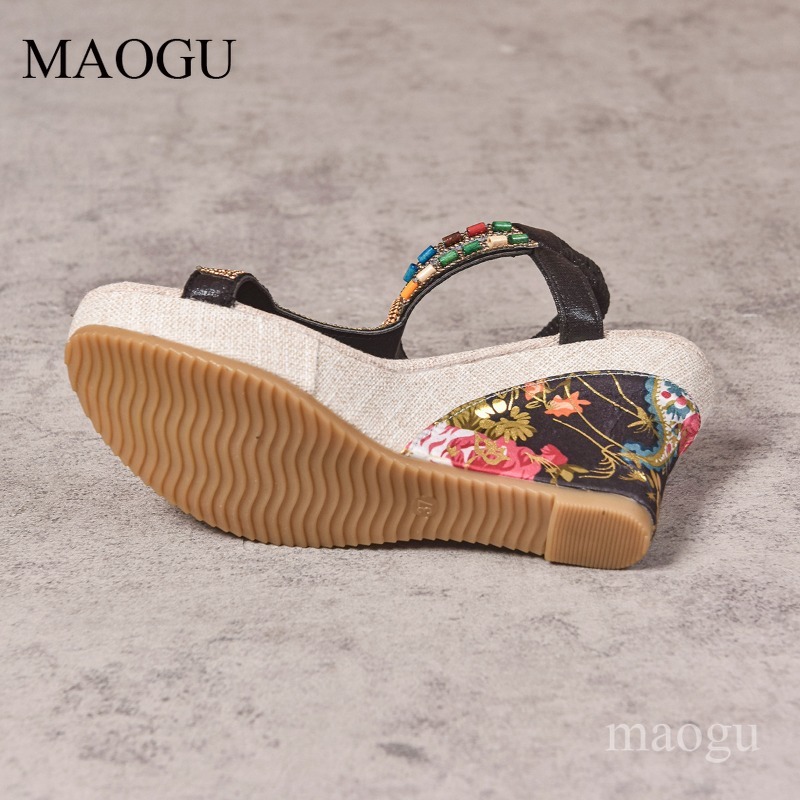 Sandali con Zeppa Floreali Boh - Ethnic Fashion In recensione e prezzo