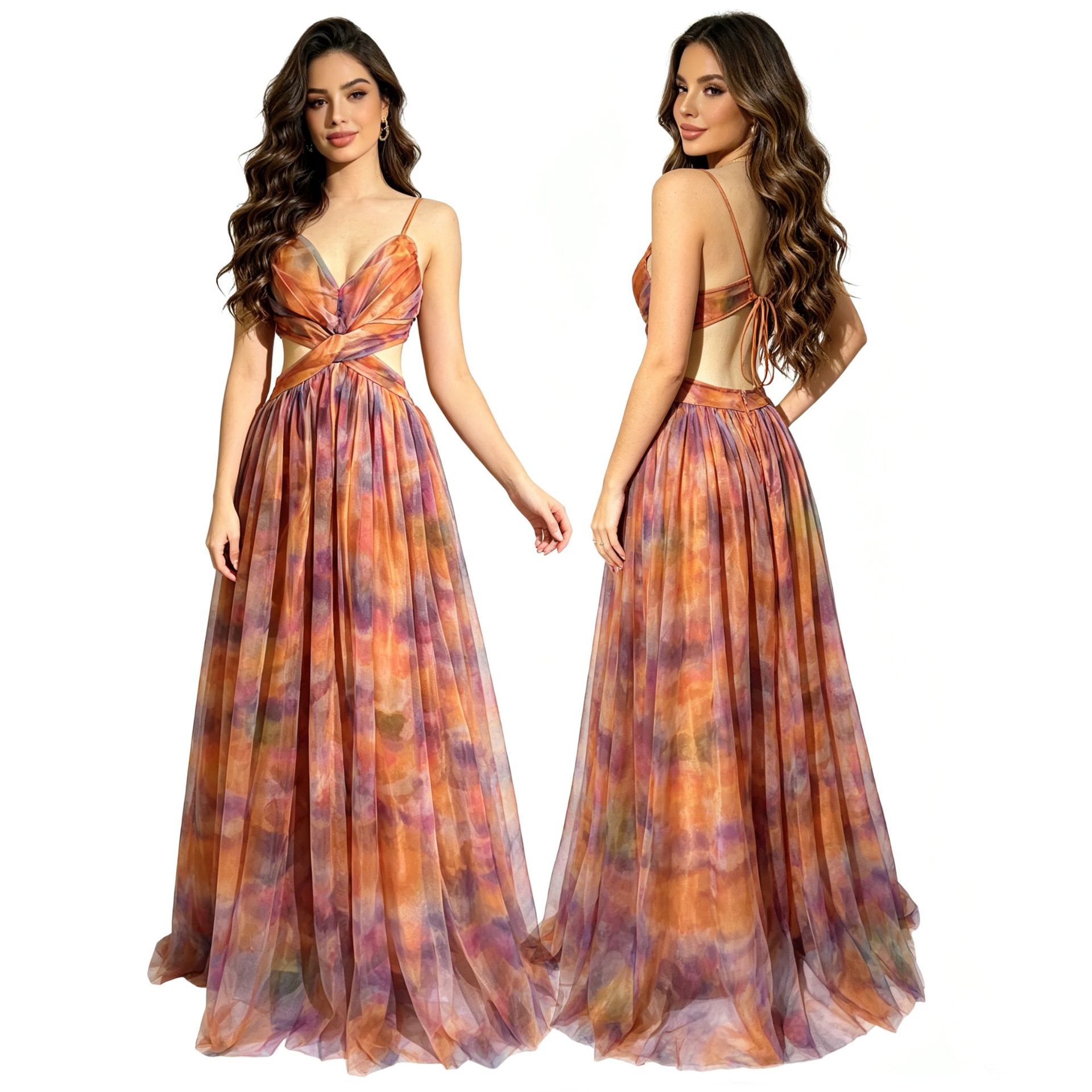 Abito Sexy in Rete Tie-Dye Sen - Ethnic Style Dresses recensione e prezzo