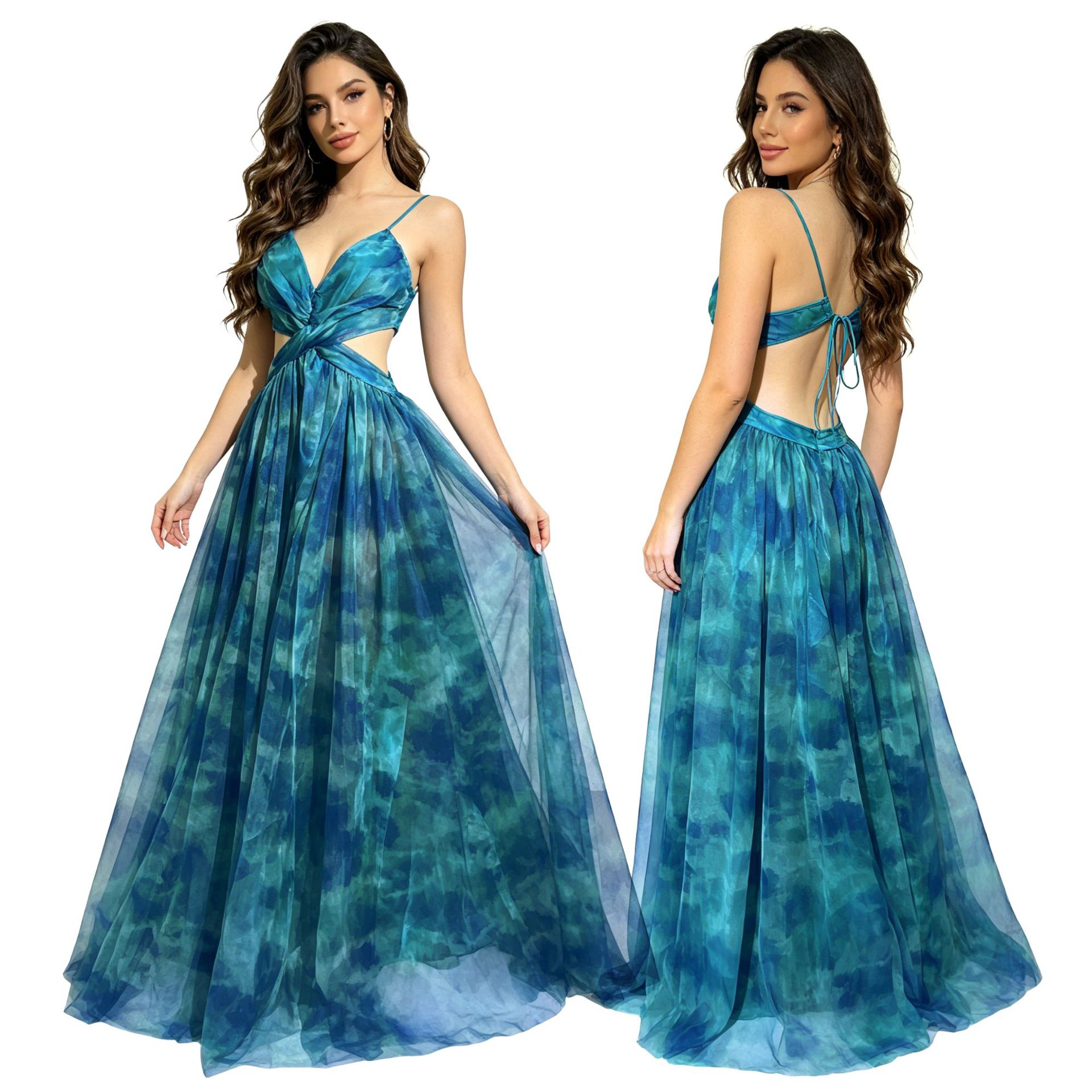 Abito Sexy in Rete Tie-Dye Sen - Ethnic Style Dresses recensione e prezzo