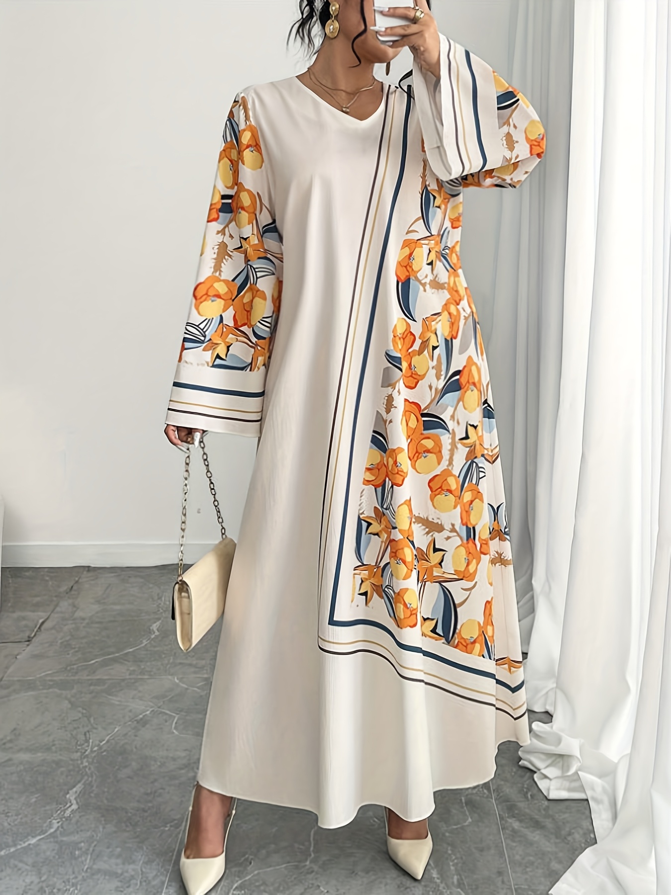 Abito Lungo da Donna Taglie Fo - Ethnic Style Dresses recensione e prezzo