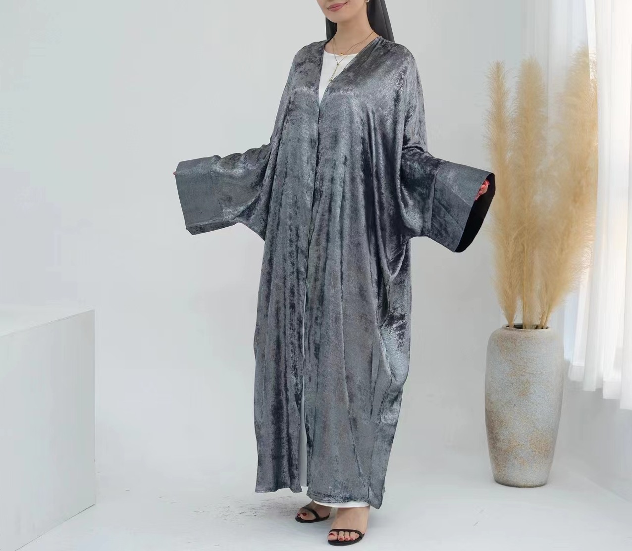 Elegante Abito Cardigan Aperto - Ethnic Style Dresses recensione e prezzo